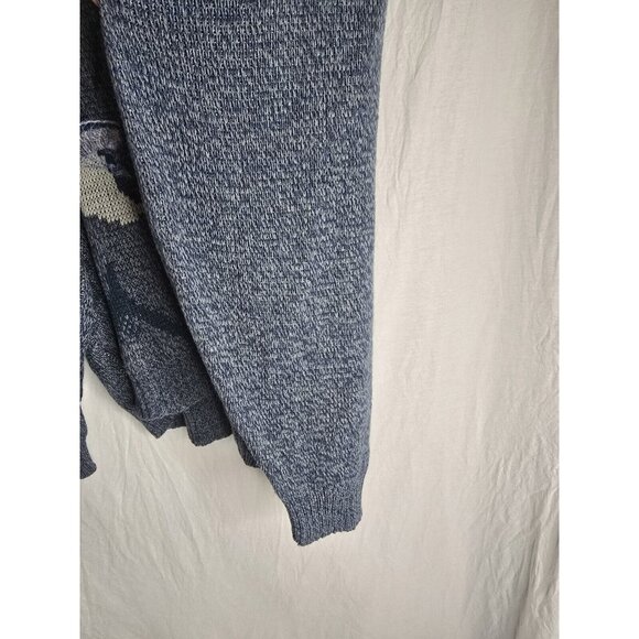 Fine Line Womens Vintage Knit Sweater 80s- Parasailing embroidery Detail- Size L - Picture 10 of 10